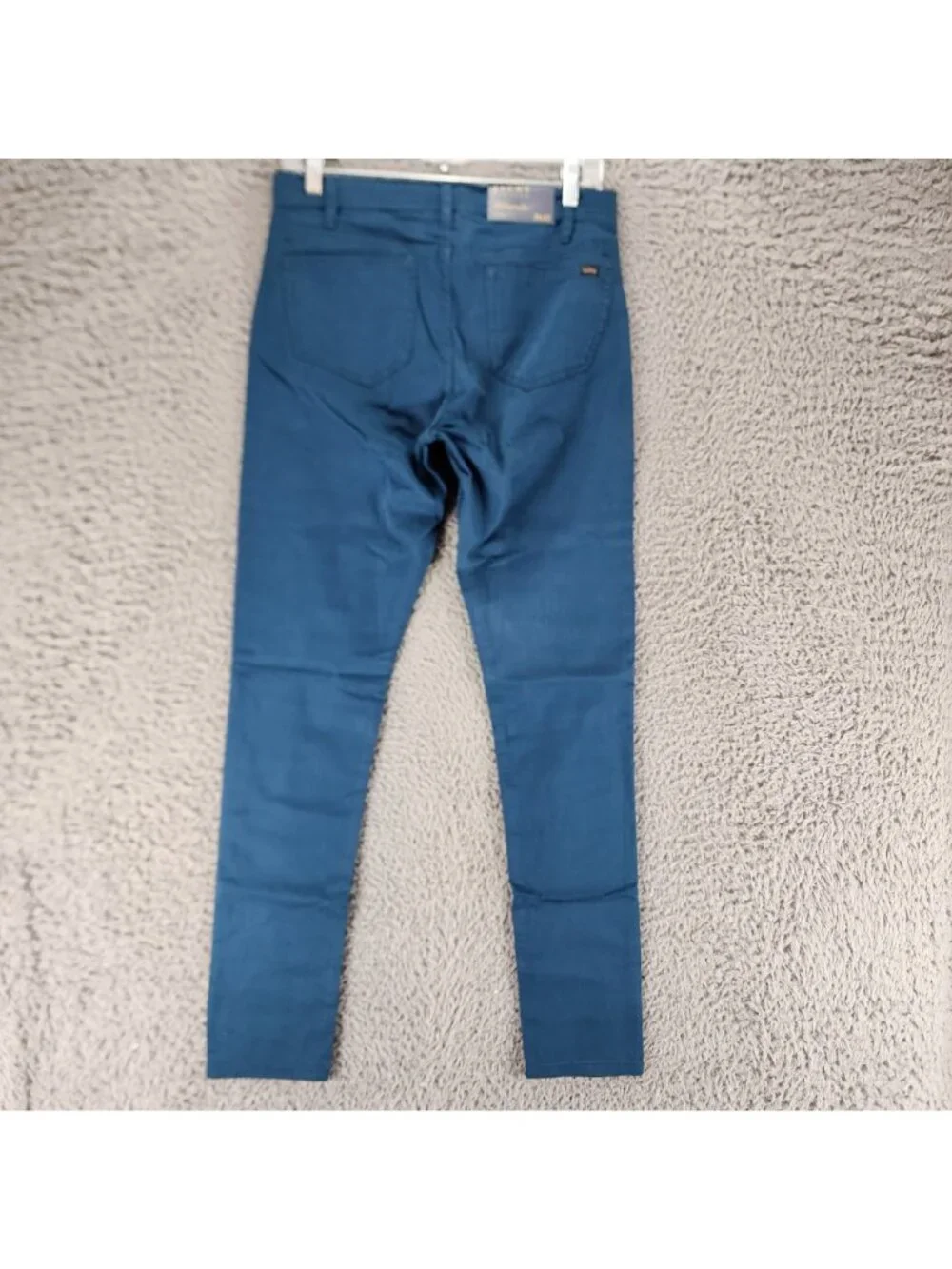 Jachs Pants Mens 28x32 Dark Teal Blue Stretch Mid Rise Slim Fit *NWT*
